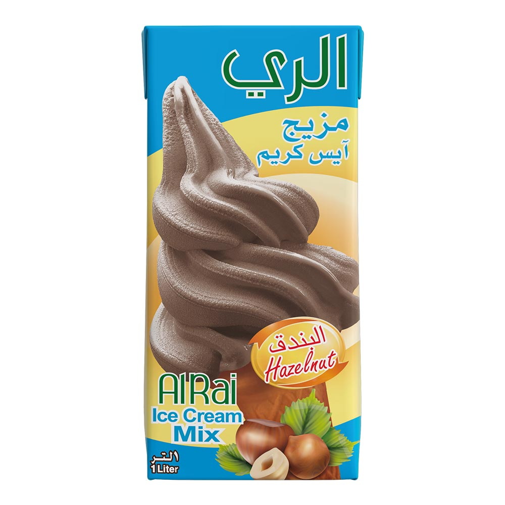 مزيج آيس كريم البندق