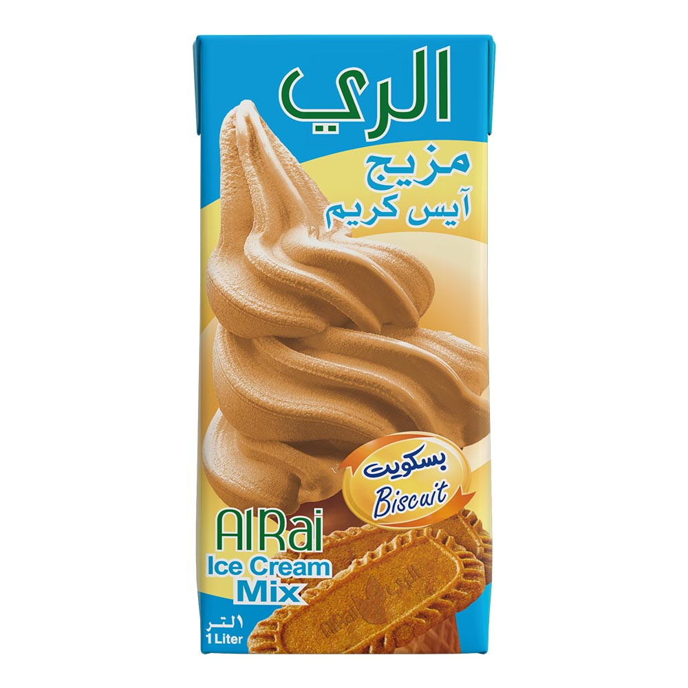 مزيج آيس كريم بسكويت