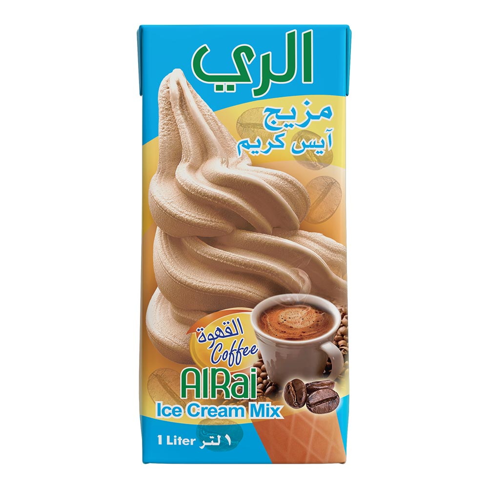 مزيج آيس كريم قهوة